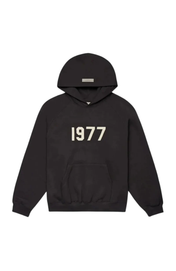 Fear of God ESSENTIALS 1977 Iron Black Hoodie