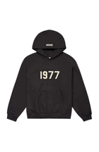 Fear of God ESSENTIALS 1977 Iron Black Hoodie