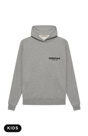 Fear of God Essentials Dark Oatmeal Kids Hoodie