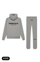 Fear of God Essentials Dark Oatmeal Kids Set