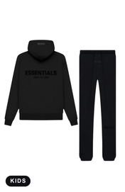 Fear of God Essentials Limo Black Kids Set