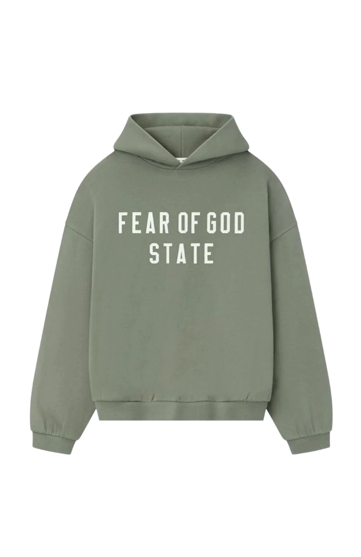 Fear of God Essentials 90s Hoodie Moss