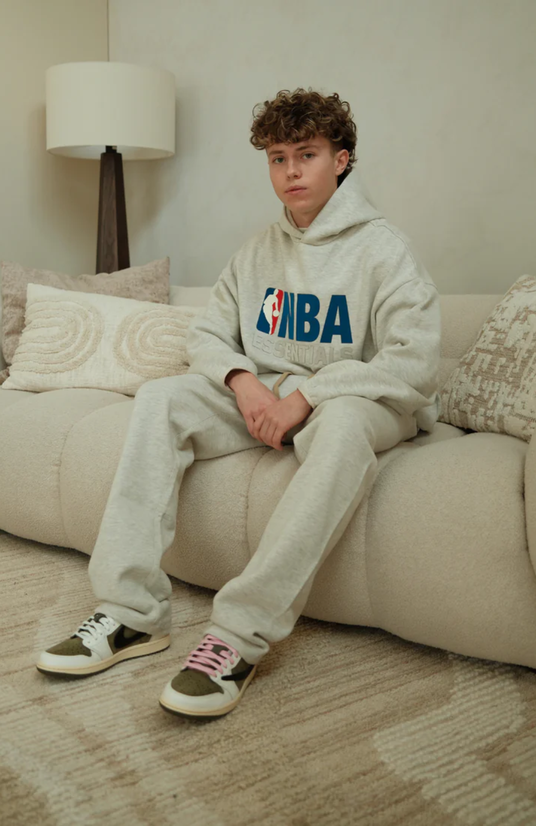 Fear Of God Essentials NBA Light Heather Full Set