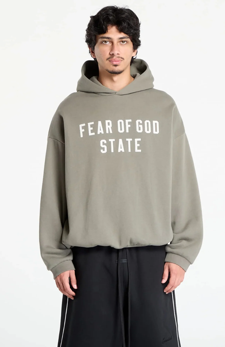 Fear of God Essentials 90s Hoodie Moss
