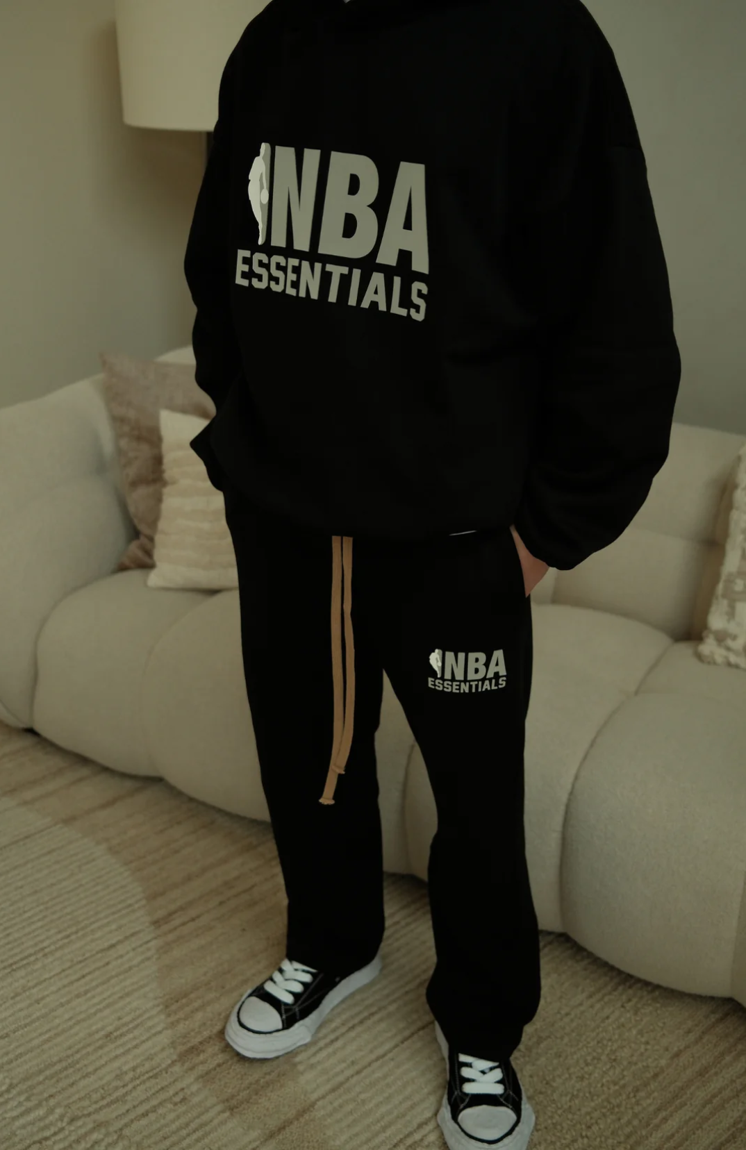 Fear of God Essentials NBA Black Grey Full Set