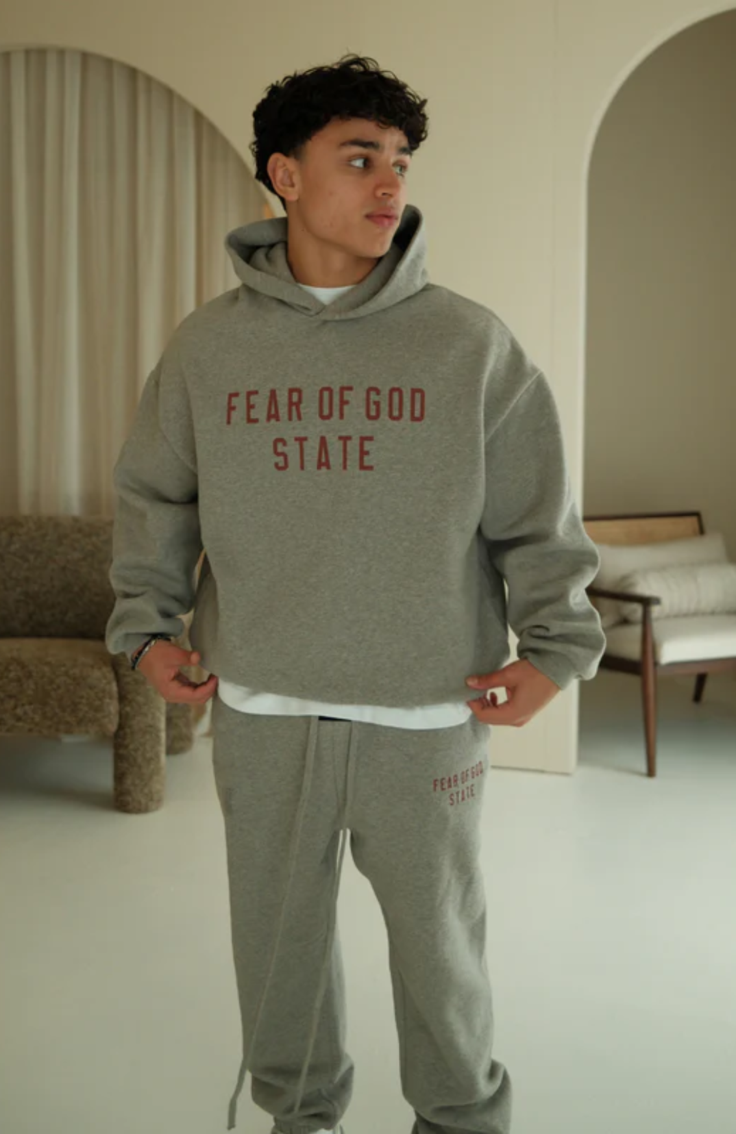 Fear of God Essentials FW24 Dark Heather State Full Set