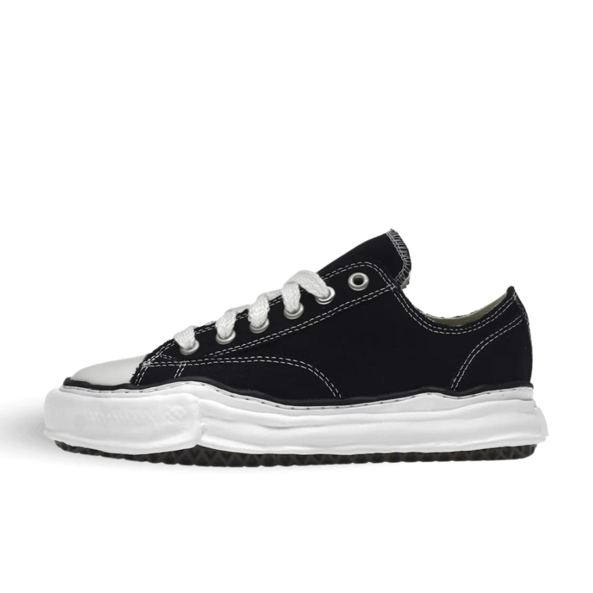 Maison Mihara Yasuhiro Peterson OG Sole Canvas Low Black