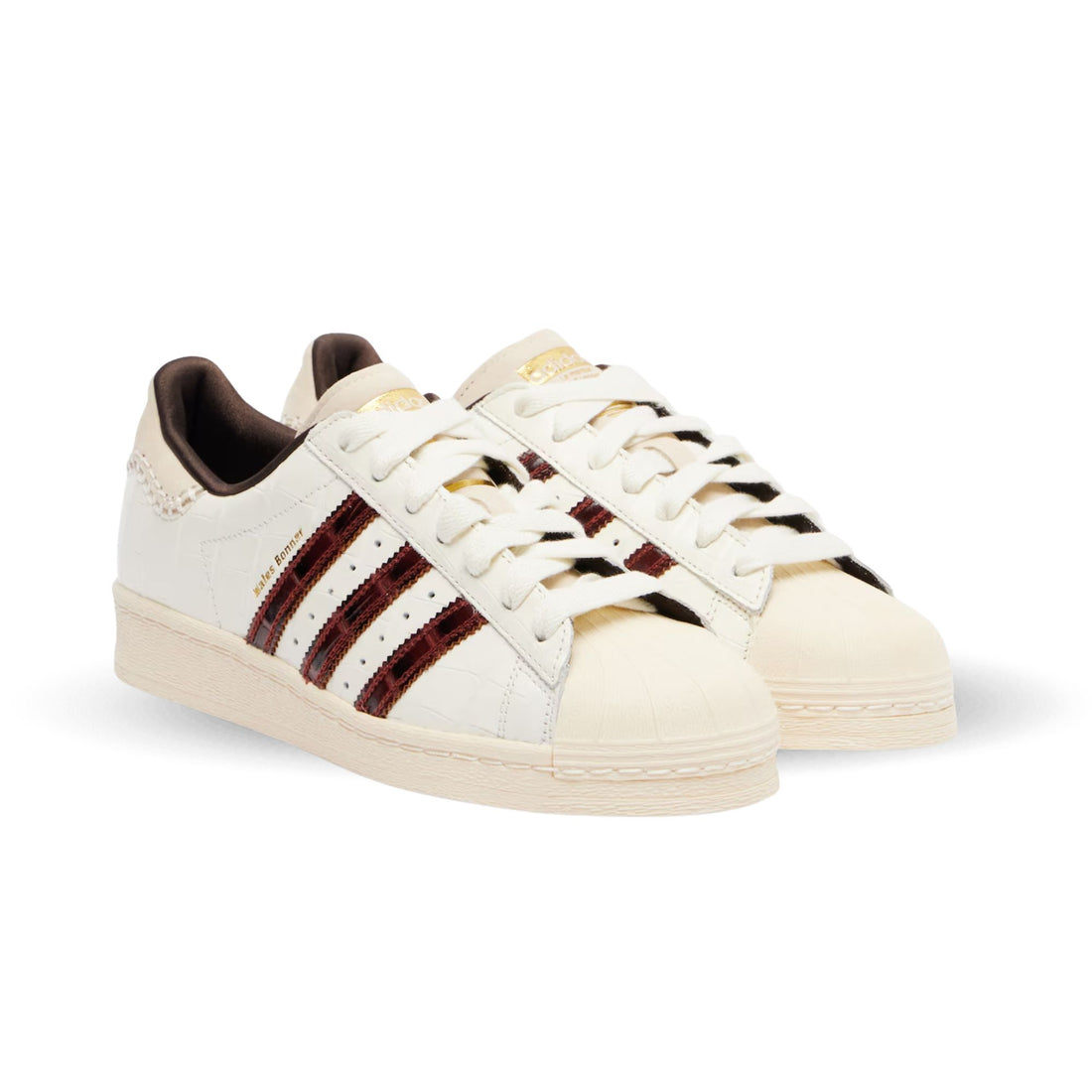 Adidas Superstar Wales Bonner White Brown Croc - KH8797