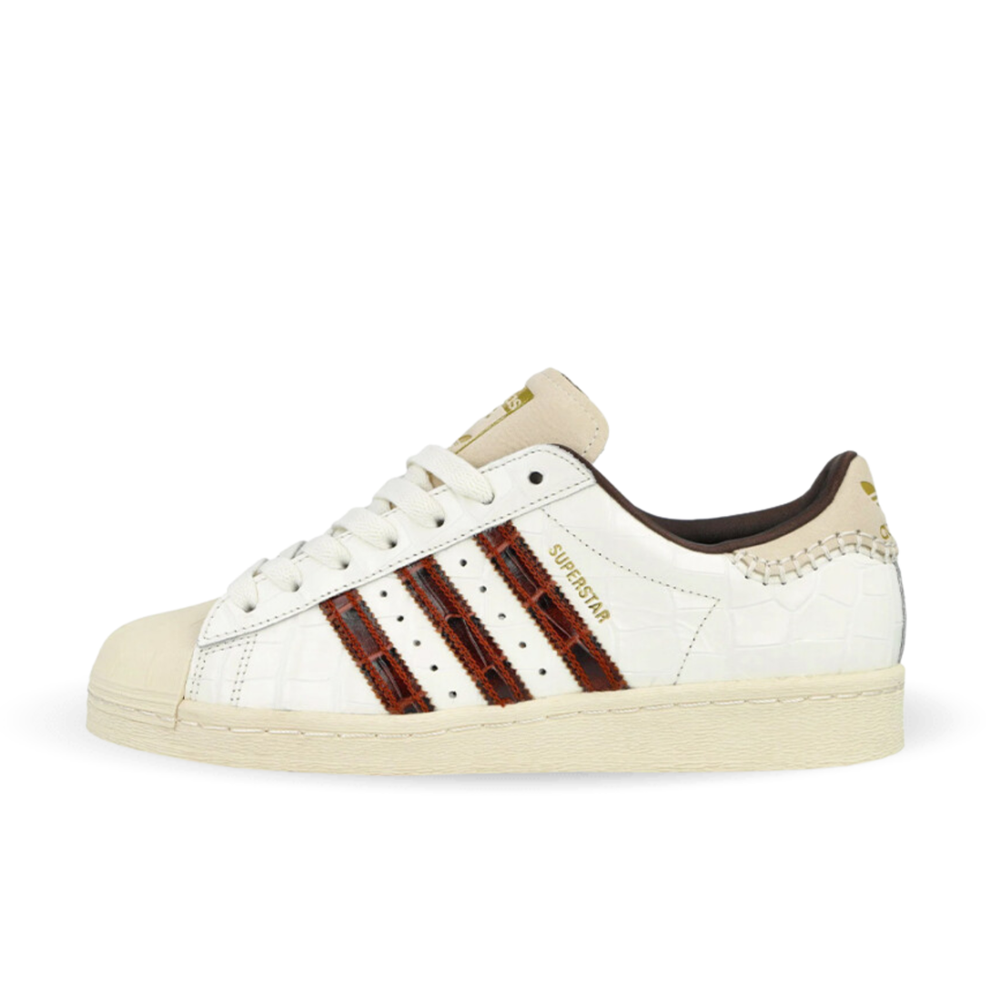 Adidas Superstar Wales Bonner White Brown Croc - KH8797