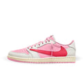 Air Jordan 1 Retro Low OG SP Travis Scott Sail Tropical Pink - IQ7604-101