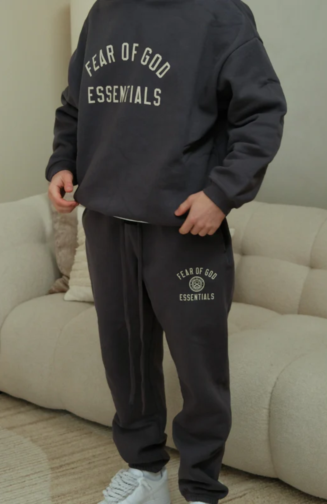 Fear of God Essentials FW24 Fleece Marine Broek