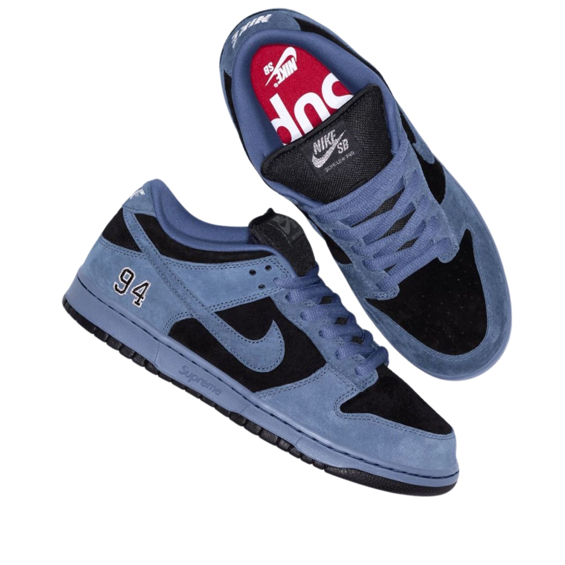 SB Dunk Low Supreme 94 Ocean Fog - HQ8487-400