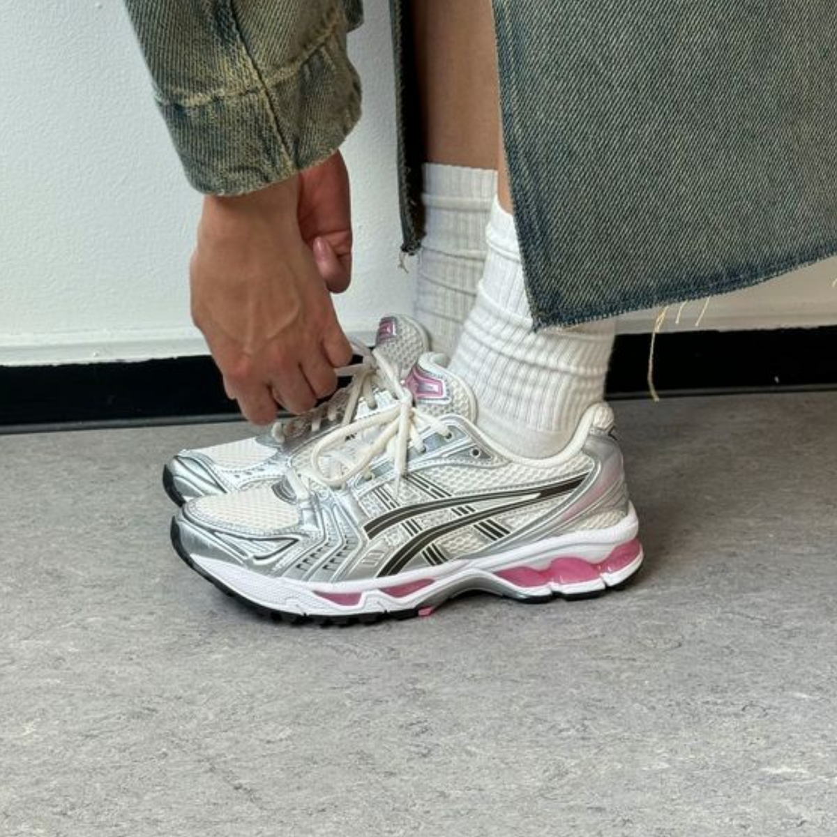 ASICS Gel-Kayano 14 Cream Sweet Pink