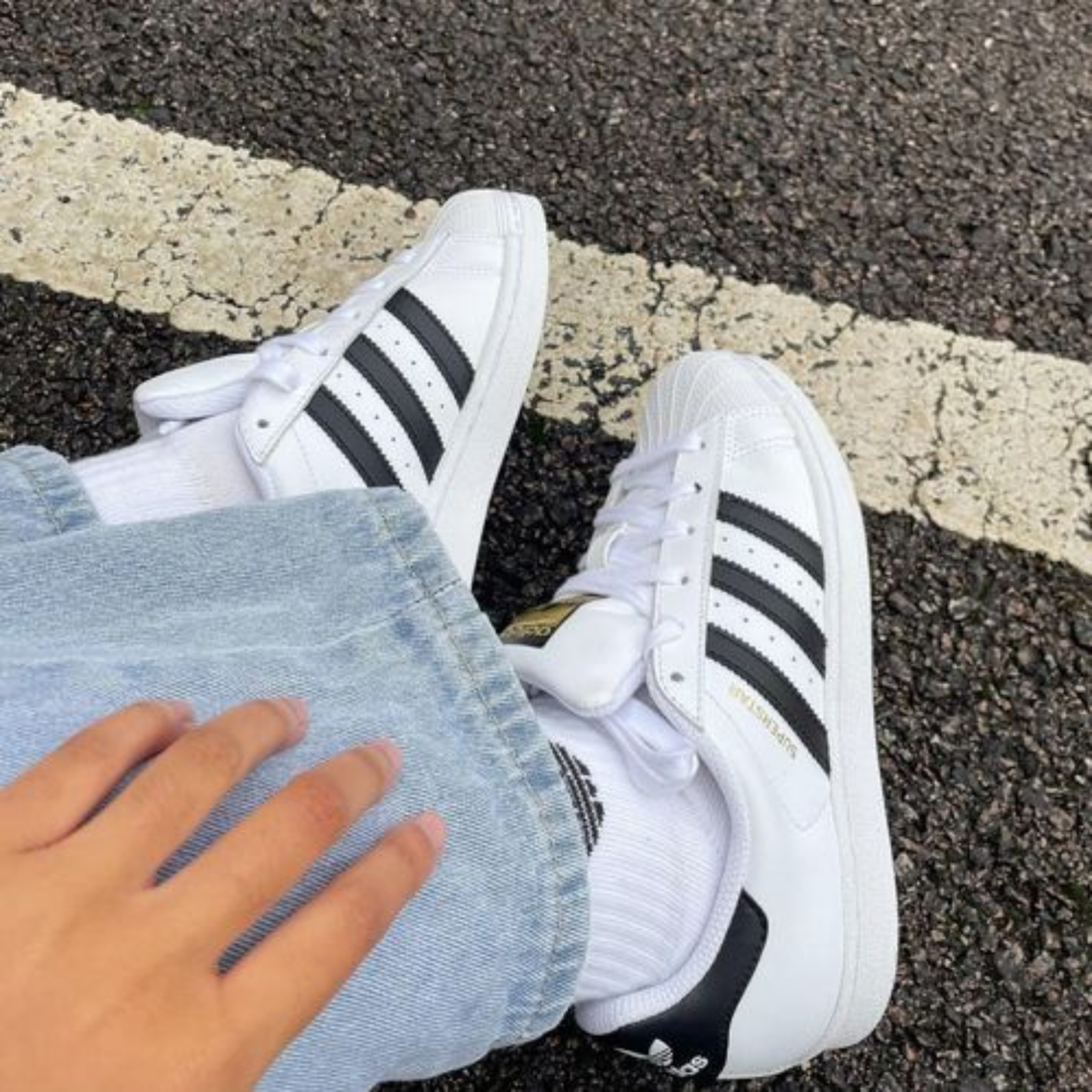 Adidas Superstar White Black - EG4958