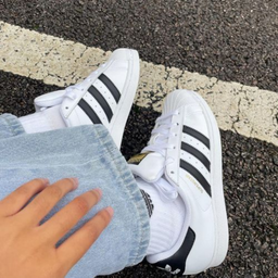 Adidas Superstar White Black