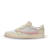 Air Jordan 1 Retro Low OG SP Travis Scott Sail Shy Pink side view sneaker