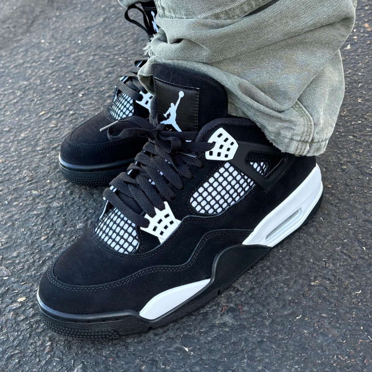 Air Jordan 4 Retro GS White Thunder