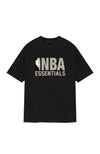Fear of God Essentials NBA Black Grey T-Shirt