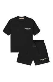 Fear of God Essentials Limo Black Summer Set Kids