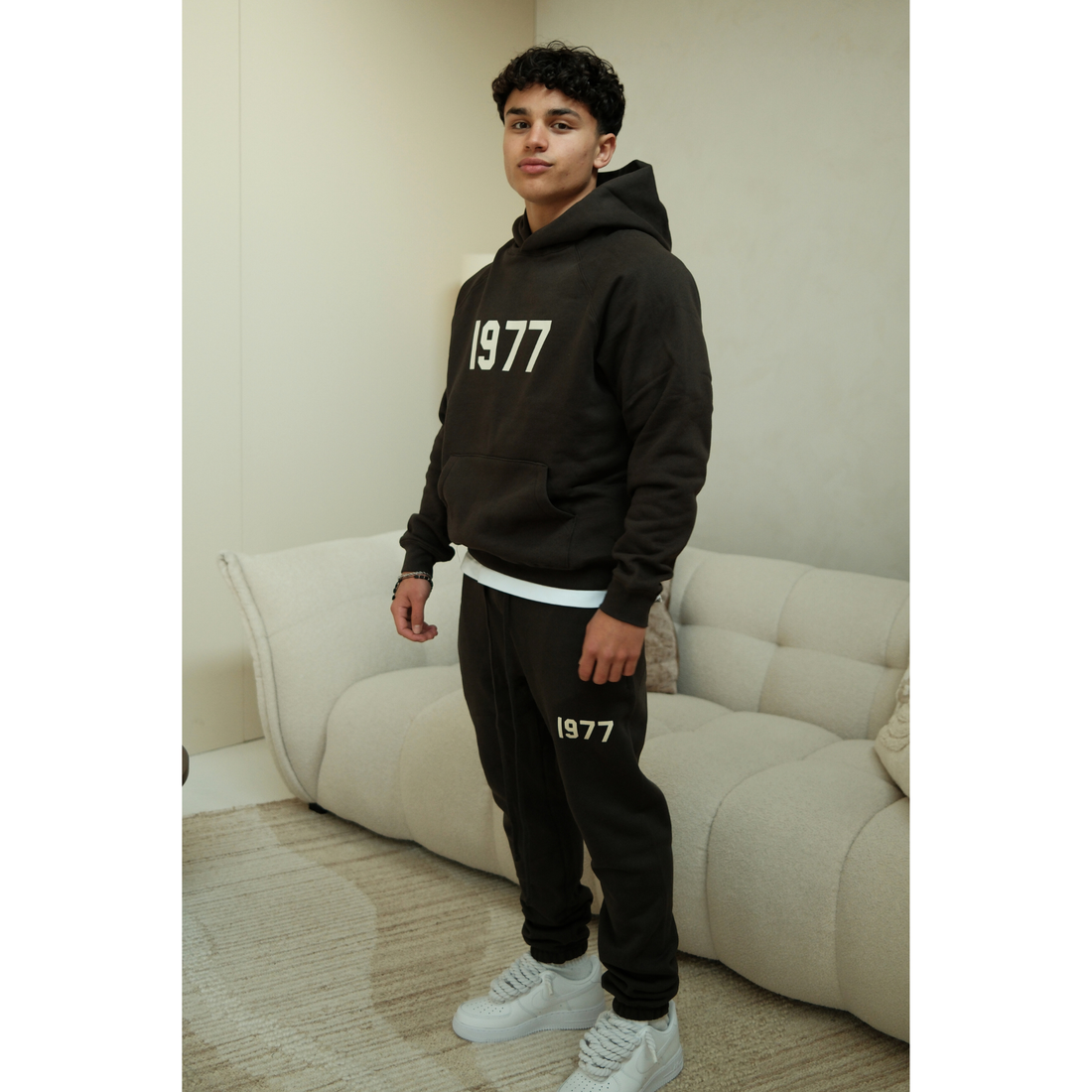 Fear of God ESSENTIALS 1977 Iron Black Full Set