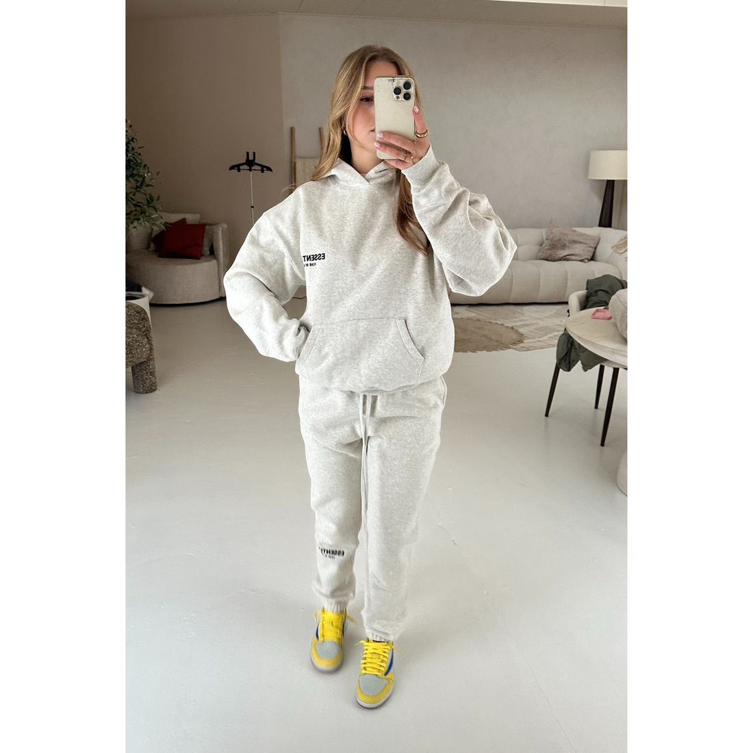 Fear of God ESSENTIALS Light Oatmeal Hoodie