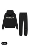 Fear of God Essentials Limo Black Kids Set