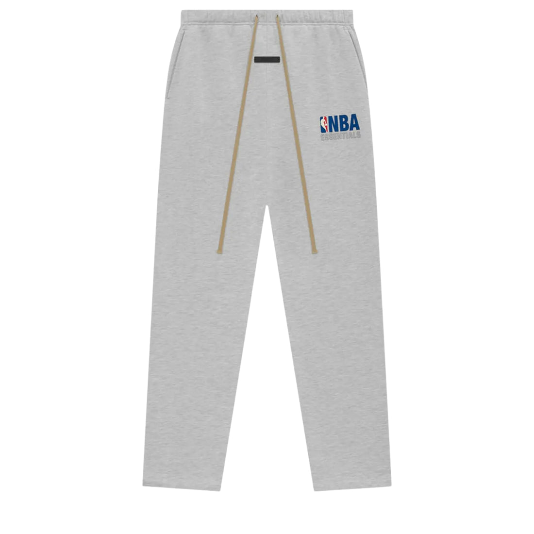 Fear of God Essentials NBA Light Heather sweatpants in light heather front view