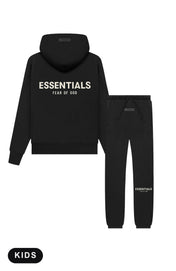 Fear of God Essentials Limo Black Kids Set