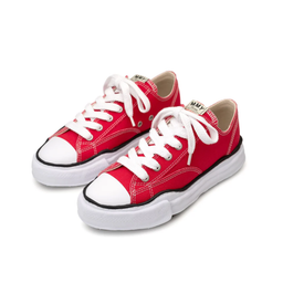 Maison Mihara Yasuhiro Peterson OG Sole Canvas Low Red paar overzicht