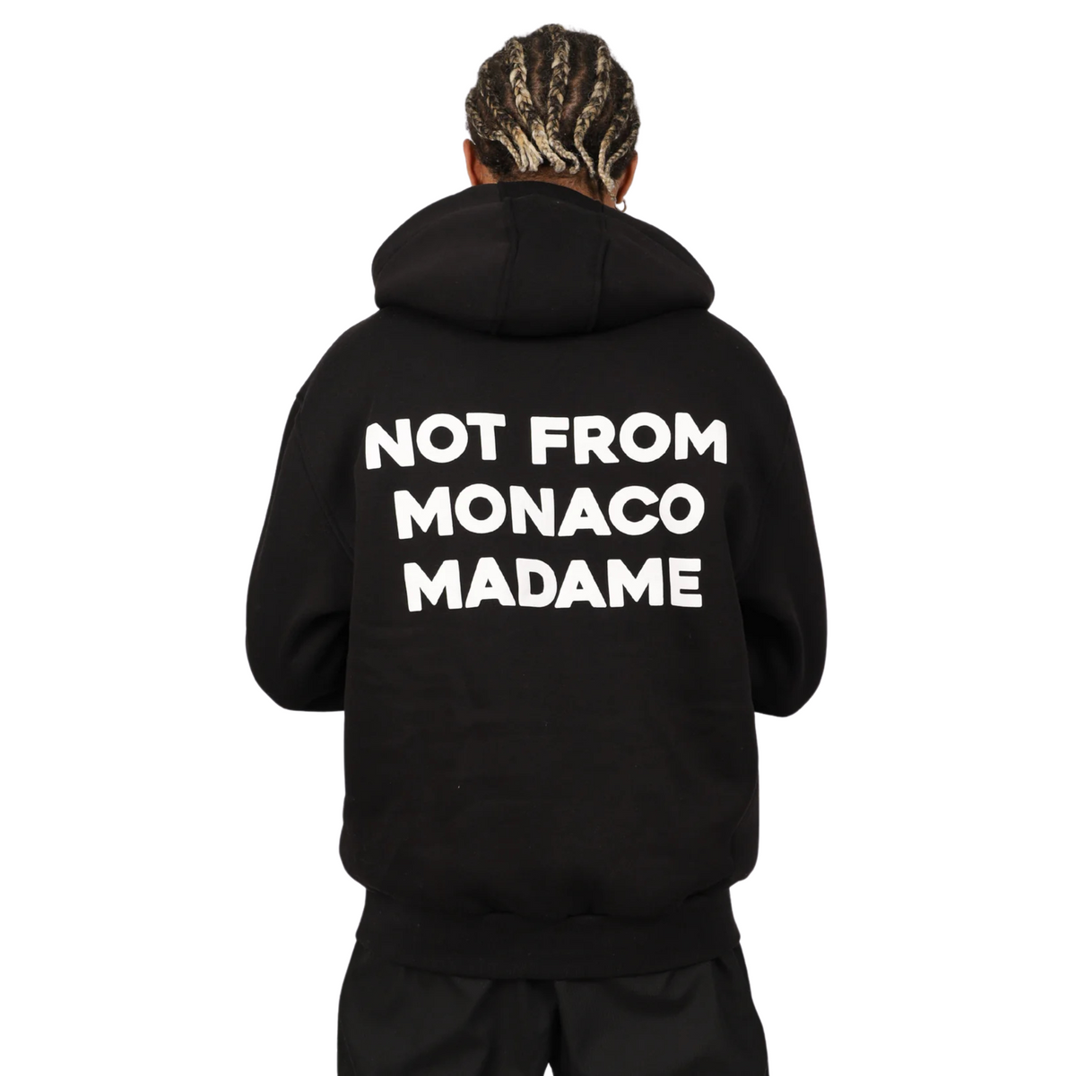 Not From Monaco Hoodie - Black