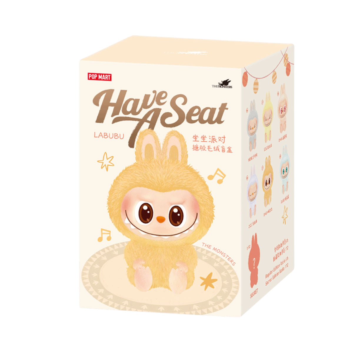 Pop Mart Labubu The Monsters - Have a Seat Vinyl Plush Blind Box