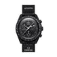 Swatch x Omega Bioceramic Moonswatch Mission to Moonphase Snoopy Black