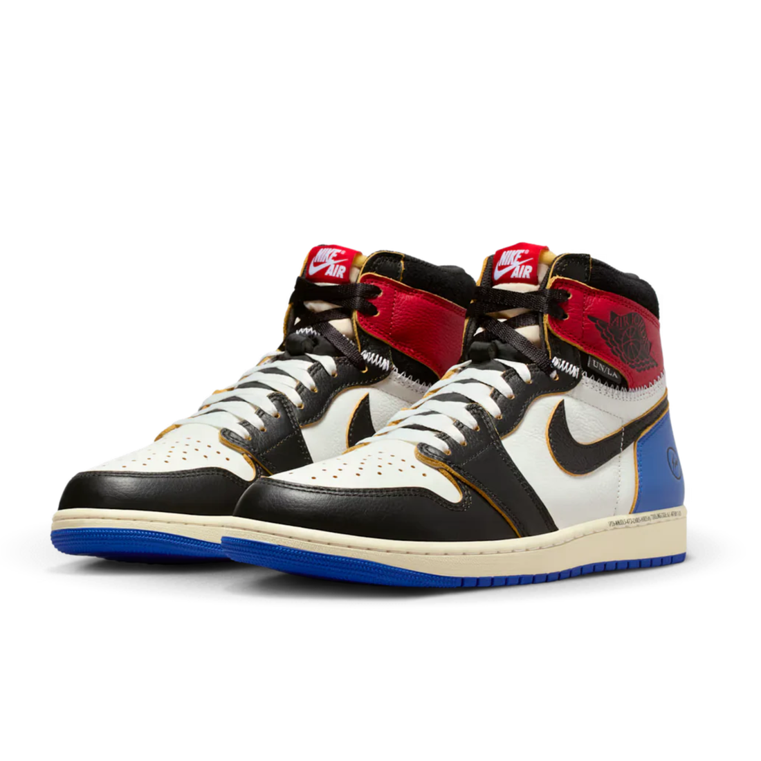 Air Jordan 1 Retro High OG SP Fragment x Union LA sneaker in varsity red sport royal