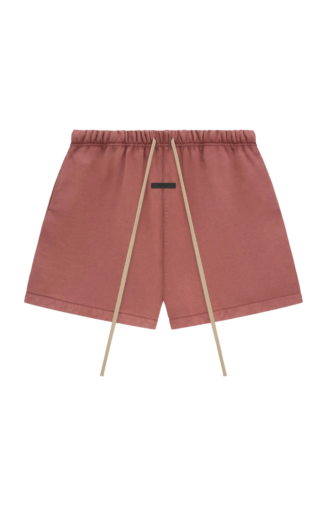 Fear of God Essentials Crimson Summer Set — shorts front