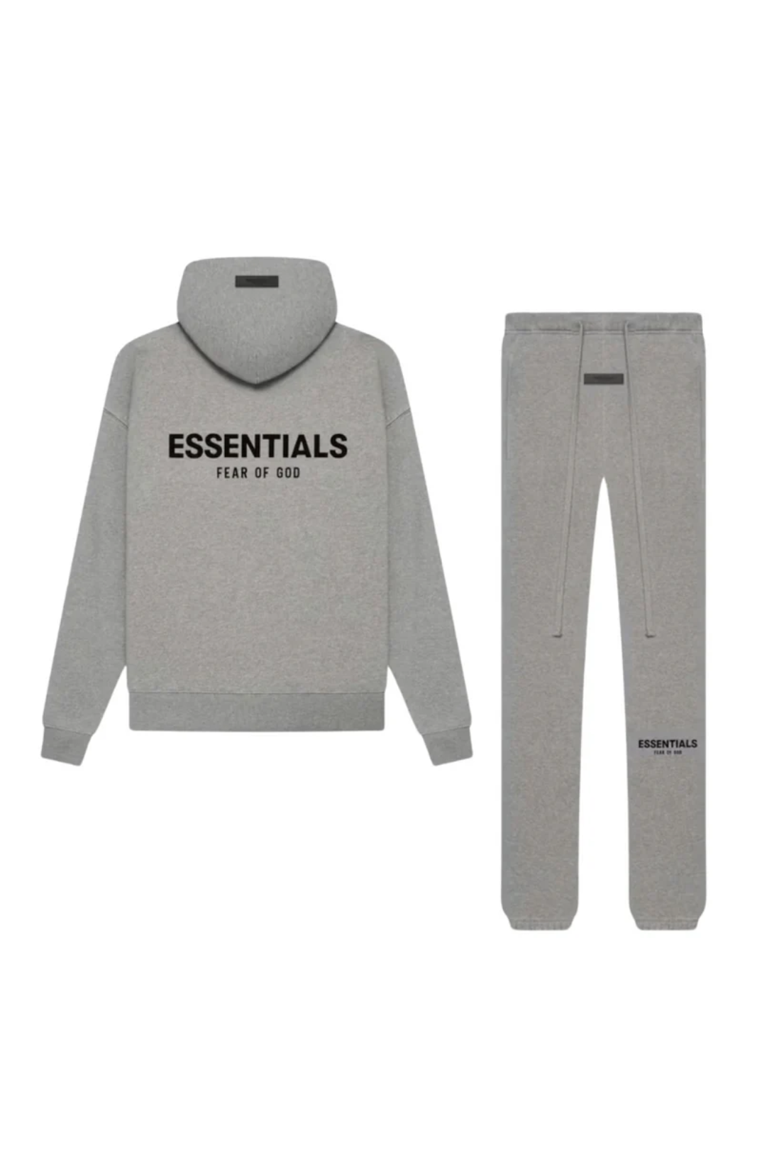 Fear of God ESSENTIALS hoodie and sweatpants set in dark oatmeal