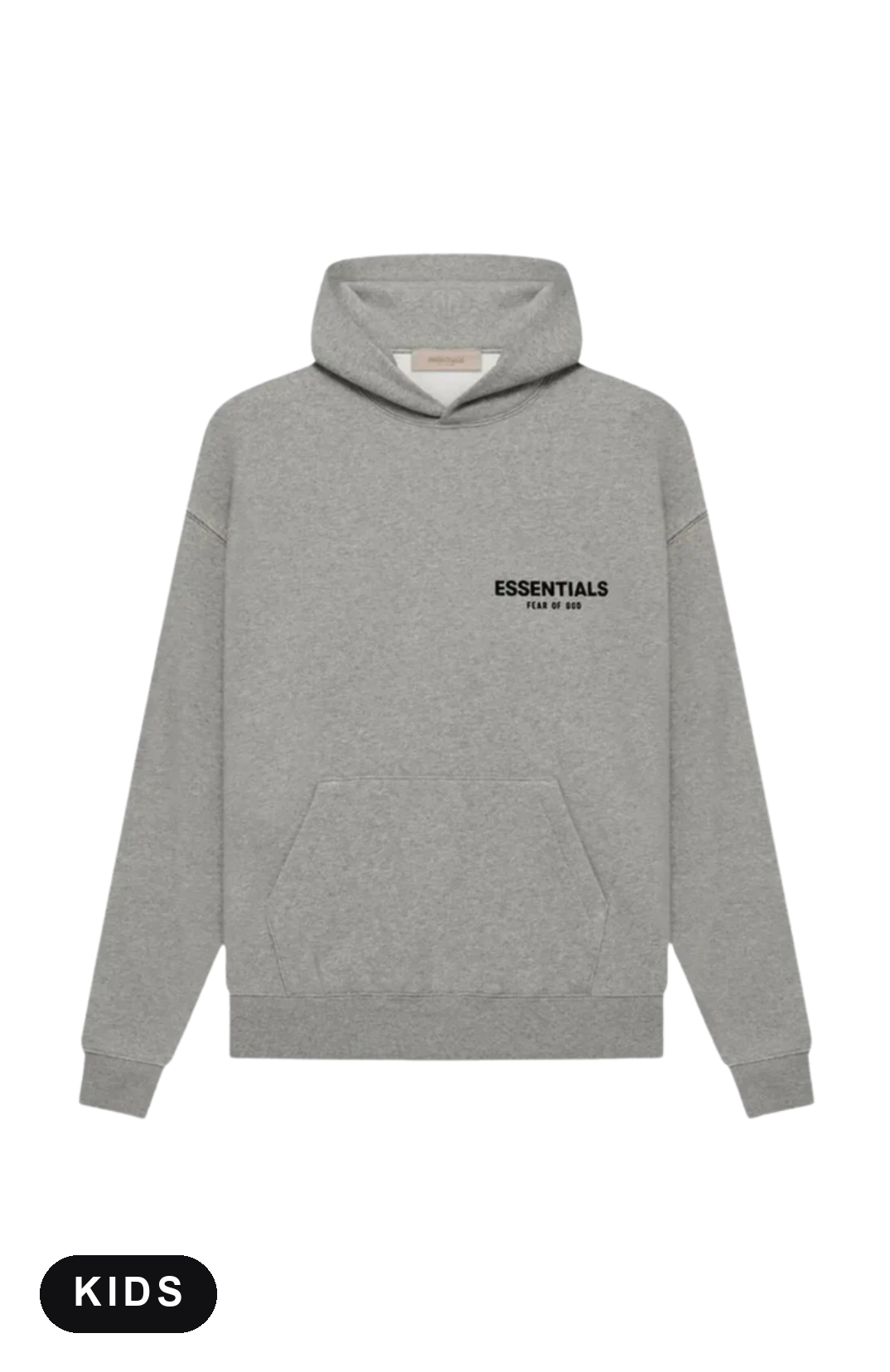 Fear of God Essentials Dark Oatmeal Kids Set - hoodie en broek