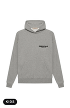 Fear of God Essentials Dark Oatmeal Kids Hoodie