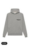 Fear of God Essentials Dark Oatmeal Kids Hoodie - voorkant