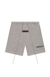 Fear of God Essentials Dark Oatmeal Summer Set shorts in dark oatmeal front view