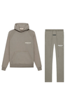 Fear of God ESSENTIALS hoodie and sweatpants set in desert taupe