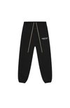 Fear of God Essentials FW24 Black White Broek sweatpants in black front view