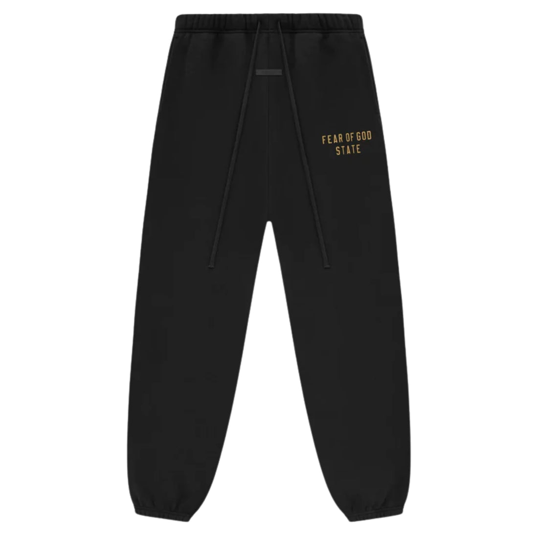 Fear of God Essentials FW24 sweatpants in black front view