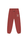 Fear Of God Essentials sweatpants in crimson front view