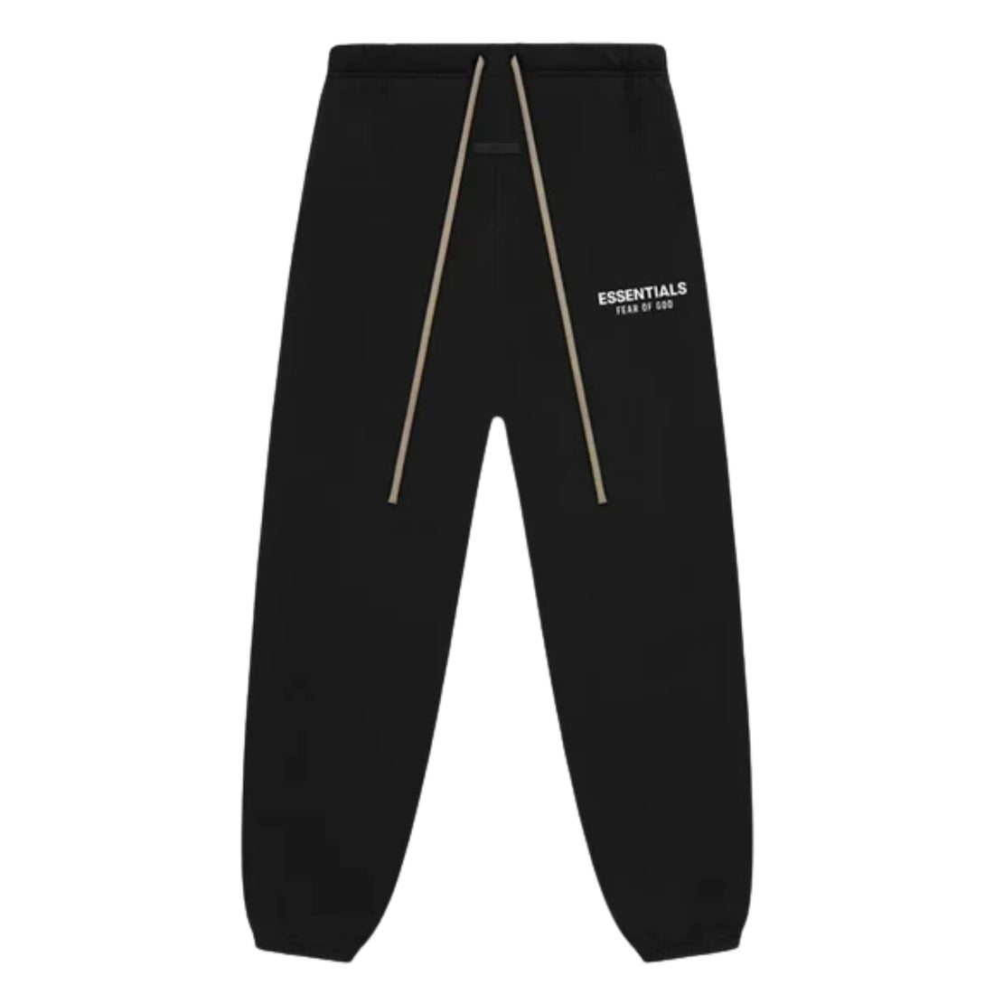 Fear of God Essentials FW24 Fleece sweatpants in black front view