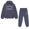 Fear of God Essentials FW24 hoodie and sweatpants set in marine