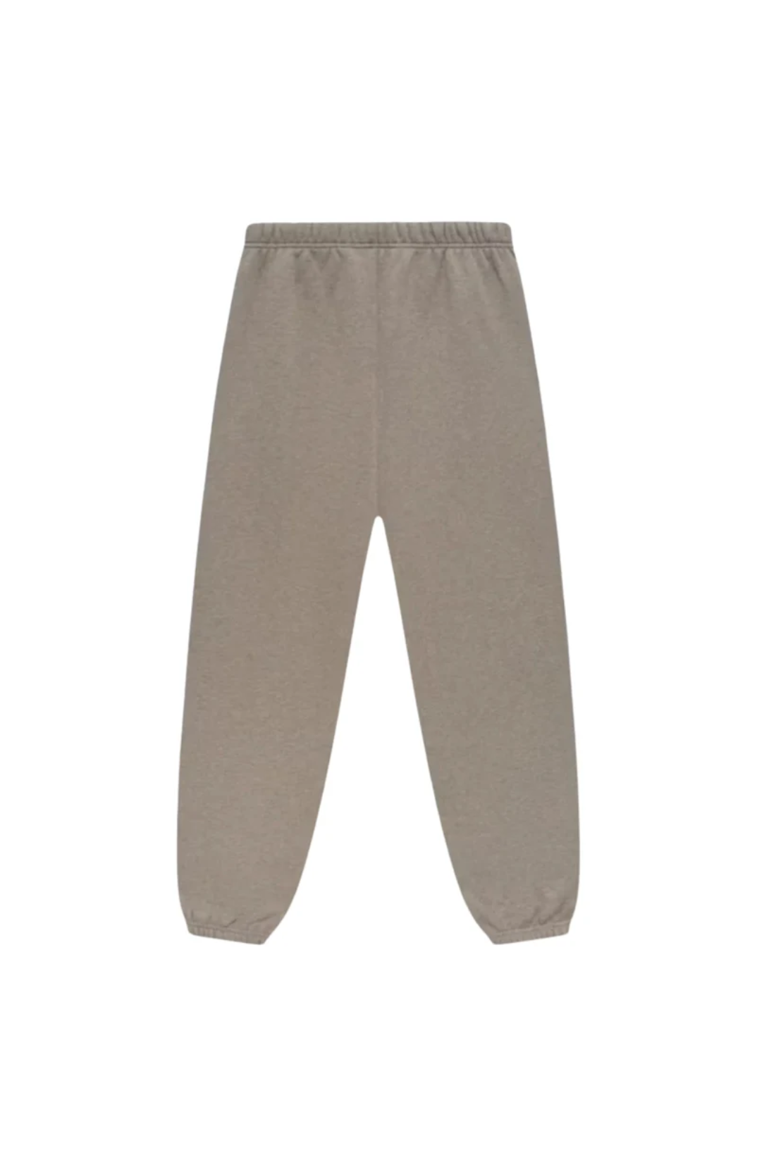 Fear of God ESSENTIALS sweatpants in heather grey back view