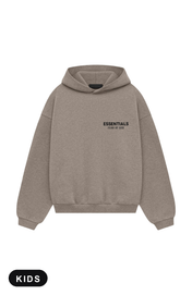 Fear of God Essentials Heather Grey Kids Hoodie