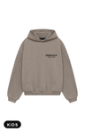 Fear of God Essentials Heather Grey Kids Hoodie - voorkant