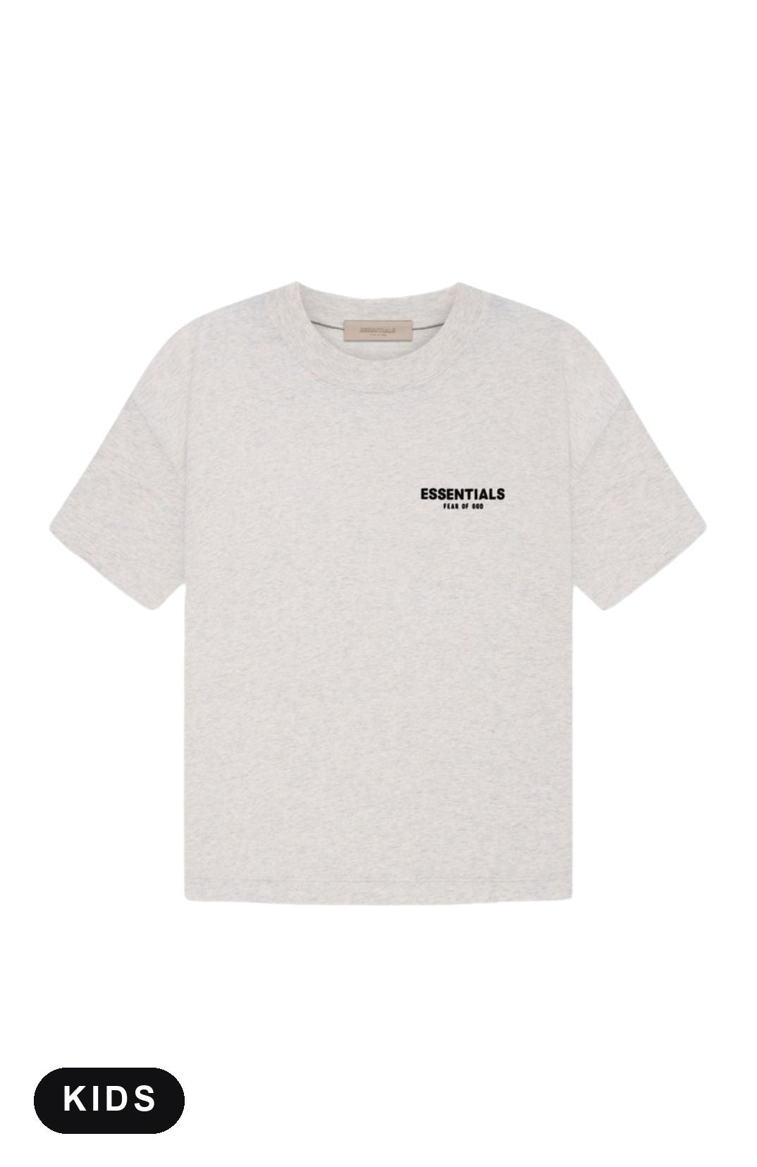 Fear of God Essentials Light Oatmeal Summer Set Kids - full set front