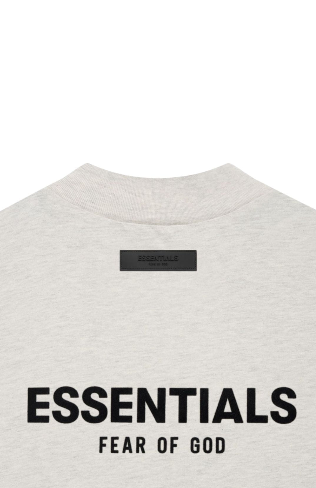 Fear of God Essentials Light Oatmeal Summer Set Kids - branding detail